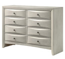 Emily 8-Drawer Dresser White