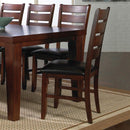 Crown Mark Bardstown Side Chair in Espresso (Set of 2)