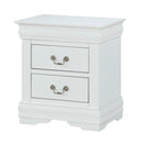 Louis Philip Nightstand White