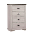 Crown Mark Furniture Coralee 5 Drawer Chest in White image
