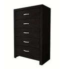 Crown Mark Furniture Jaylen 5 Drawer Chest in Black image