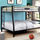CLAREN Black Full/Queen Bunk Bed