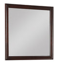 Crown Mark Furniture Louis Philip Dresser Mirror in Dark Cherry image