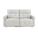 Salida-(2)Power Double Reclining Love Seat with Power Headrests image
