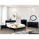 Lennart Bed Oak, Black, Gray, & White