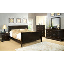 Louis Philippe Full Bed Expresso & White