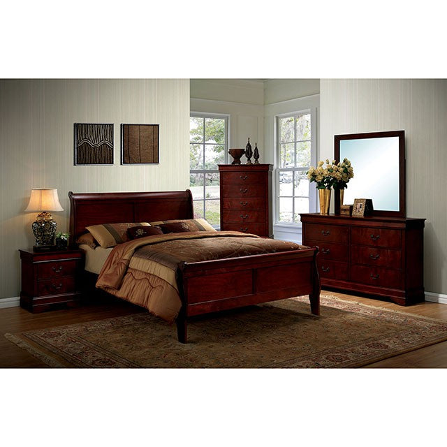 Louis Philippe E.King Bed