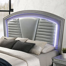 Maddie Bed White & Silver