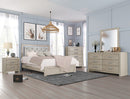 Crown Mark Furniture Jaylen 2 Drawer Nightstand in Gray image