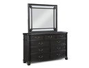 Crown Mark Furniture Kingsbury Dresser Mirror in Black image