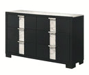 Crown Mark Furniture Rangley 6 Drawer Dresser in Black image