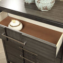 Berenice Dresser White, Gray, & Espresso