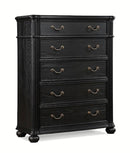 Crown Mark Furniture Kingsbury 5 Drawer Chest in Black image