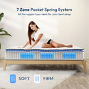 Salvia 12" Cal.King Hybrid Pocket Coil Mattress