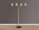 Rain Drop Arc Lamp 84 H Gold