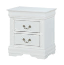 LOUIS PHILIP NIGHTSTAND WHITE