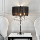 CHANDELIER TABLE TOUCH LAMP 29.5 H
