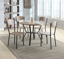 BLAKE 5PK ROUND DINING SET GREYWASH