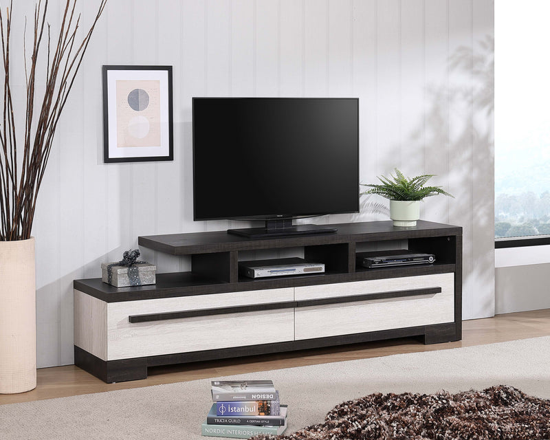 REMINGTON TV STAND CHALK/EBONY image