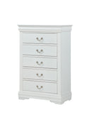 LOUIS PHILIP CHEST WHITE