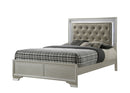 Crown Mark Lyssa Queen Upholstered Panel Bed in Embossed Crocodile Pattern image
