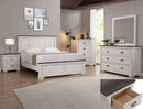 Crown Mark Furniture Leighton Dresser Mirror in White image