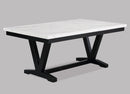 Tanner Dining Tbl Faux Carrara Mbl