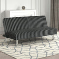 Hinwil Futon Sofa Bed Pink, Beige Grey, & Black
