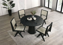 Tottenham 5 Pc Dining Table Set Black