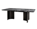 Selsey Dining Table, Black Stone Top