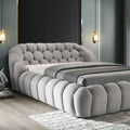 Newquay Bed Black, White, & Gray
