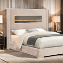 Danvers Bed Beige, Black, & Grey