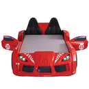 Trackster Bed White, Red,, Black, & Blue