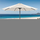 Soli 9' Outdoor Umbrella w/ Auto Tilt + 21" Round Base