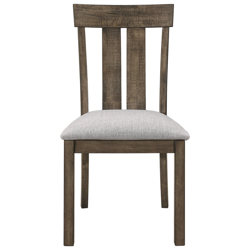 Crown Mark Quincy Side Chair (Set of 2) in Light Brown 2131S