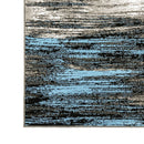Sivas Area Rug Black and Blue